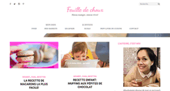 Desktop Screenshot of feuilledechoux.fr